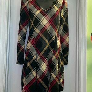 New Emma Rose plaid dress